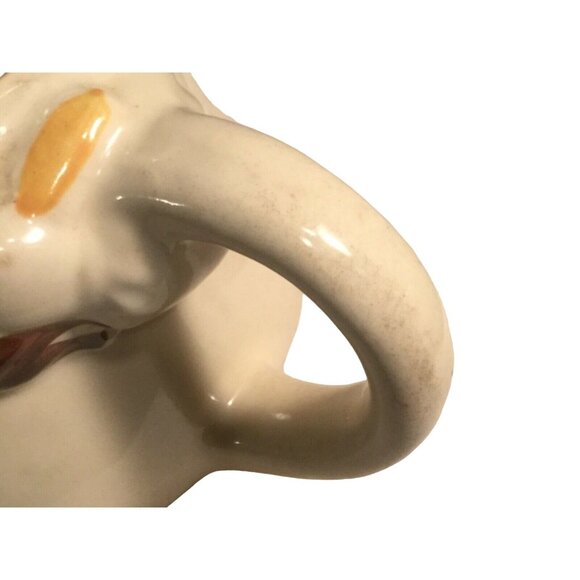 Shawnee Pottery TEAPOT USA  Tom the Piper's Son Pig Spout~1940's- vintage - Picture 6 of 10